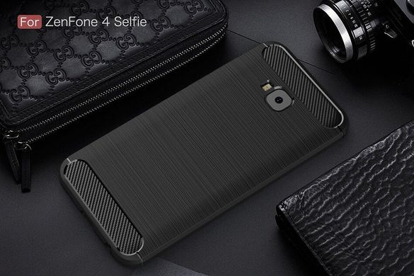 Чехол Carbon для Asus ZenFone 4 Selfie / ZD553KL / ZB553KL / X00LDA бампер черный