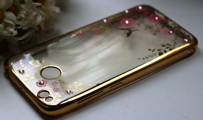 Чехол Luxury для Xiaomi Redmi 4X Ультратонкий Бампер Gold