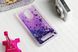 Чехол Glitter для Xiaomi Redmi Note 3 / Note 3 Pro Бампер жидкий блеск Фиолетовый