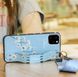 Чехол Lanyard для Iphone 11 Pro бампер с ремешком Blue