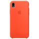 Чехол Silicone Сase для Iphone XR бампер накладка Spicy Orange