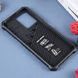 Чехол Military Shield для Xiaomi Redmi Note 12 бампер противоударный с подставкой Navy-Blue