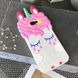 Чехол 3D Toy для Samsung Galaxy J4 Plus / J415 бампер резиновый Единорог White