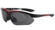 Окуляри велосипедні Robesbon 0089 спортивні велоокуляри Black-Red
