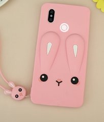 Чехол Funny-Bunny 3D для Xiaomi Redmi S2 бампер резиновый Розовый