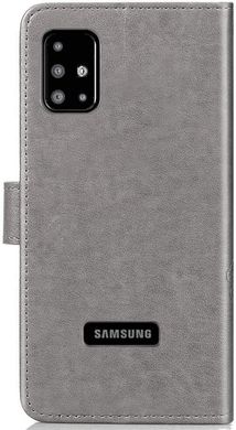 Чехол Clover для Samsung Galaxy A51 2020 / A515 книжка кожа PU серый