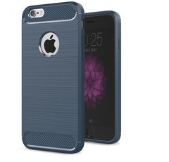 Чехол Carbon для Iphone 6 / 6s бампер оригинальный Blue