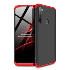 Чехол GKK 360 для Xiaomi Redmi Note 8 бампер оригинальный Black-Red