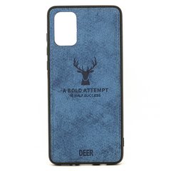 Чехол Deer для Samsung Galaxy A41 2020 / A415 бампер противоударный Синий