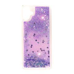 Чехол Glitter для Samsung Galaxy A06 / A065 бампер силиконовый с блестками Фиолетовый