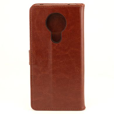 Чехол Idewei для Nokia 5.3 книжка кожа PU коричневый