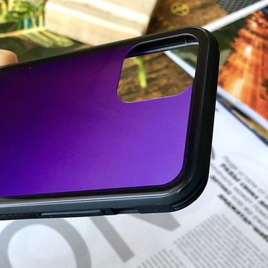 Чехол Amber-Glass для Iphone 11 бампер накладка градиент Purple