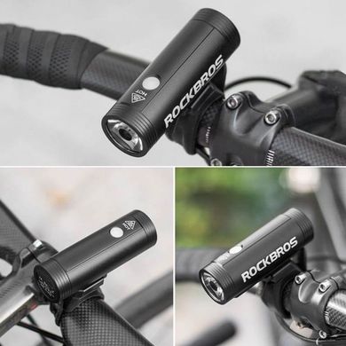 Передняя велосипедная фара Rockbros R1-400 фонарь 400 люмен IPX6 USB Black