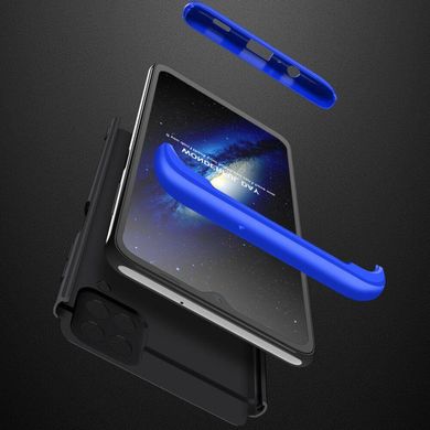 Чехол GKK 360 для Samsung Galaxy A12 2021 / A125 бампер противоударный Black-Blue