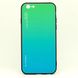 Чехол Gradient для Iphone SE 2020 бампер накладка Green-Blue