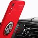 Чехол TPU Ring для Xiaomi Redmi 9A противоударный бампер с кольцом Red