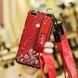 Чохол Lanyard для Huawei Y7 2018 / Y7 Prime 2018 бампер з ремінцем Red