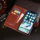Чехол Idewei для Iphone XS Max книжка кожа PU с визитницей коричневый