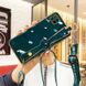 Чехол Luxury для Samsung Galaxy A12 2021 / A125 бампер с ремешком Green