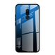 Чехол Gradient для Xiaomi Redmi 8 бампер накладка Blue-Black