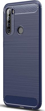 Чехол Carbon для Xiaomi Redmi Note 8T бампер оригинальный Blue