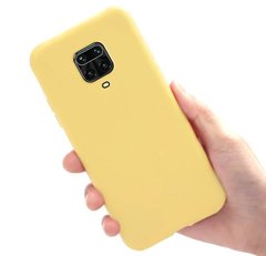 Чехол Style для Xiaomi Redmi Note 9S силиконовый бампер Желтый