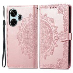Чехол Vintage для Xiaomi Redmi 13x книжка кожа PU с визитницей розовый