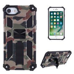 Чехол Military Shield для Iphone SE 2022 бампер противоударный с подставкой Khaki