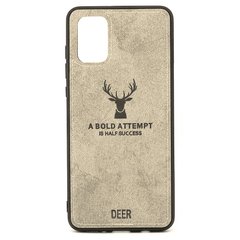 Чехол Deer для Samsung Galaxy A41 2020 / A415 бампер противоударный Серый