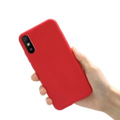 Чехол Style для Xiaomi Redmi 9A Бампер силиконовый Красный