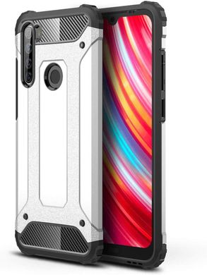 Чохол Guard для Xiaomi Redmi Note 8T бампер протиударний Silver