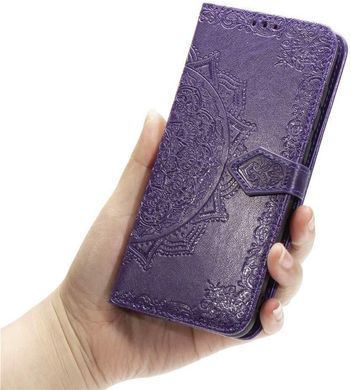 Чохол Vintage для Samsung A50 2019 / A505F книжка шкіра PU фіолетовий