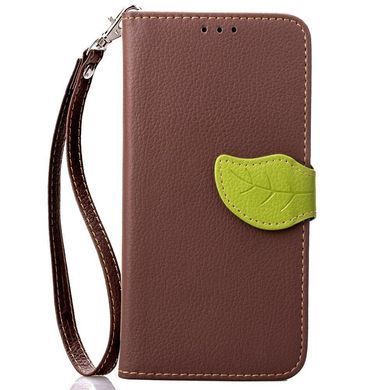 Чохол Leaf для Xiaomi Redmi 6A книжка шкіра PU Brown