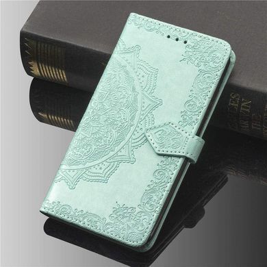 Чехол Vintage для Honor 10 Lite / HRY-LX1 книжка с визитницей кожа PU бирюзовый