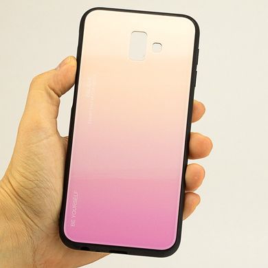 Чохол Gradient для Samsung J6 Plus 2018 / J610 бампер накладка Beige-Pink