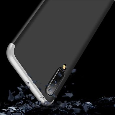 Чохол GKK 360 для Samsung Galaxy A50 2019 / A505 Бампер оригінальний Black-Silver