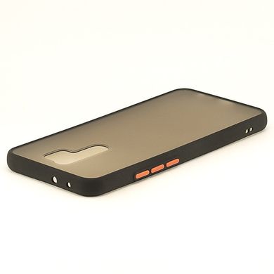 Чехол Matteframe для Xiaomi Redmi 9 бампер матовый противоударный Черный