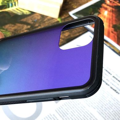 Чохол Amber-Glass для Iphone 11 Pro бампер накладка градієнт Aquamarine