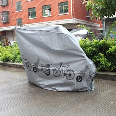 Велосипедний чохол Robesbon від дощу накидка для велосипеда Сірий