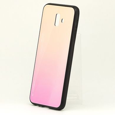 Чехол Gradient для Samsung J6 Plus 2018 / J610 бампер накладка Beige-Pink