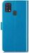 Чехол Clover для Samsung Galaxy M31 / M315 книжка с узором кожа PU голубой