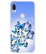 Чохол Print для Asus ZenFone Max Pro M1 ZB601KL / ZB602KL силіконовий бампер Butterflies Blue