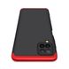 Чехол GKK 360 для Samsung Galaxy A12 2021 / A125 бампер противоударный Black-Red