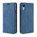 Чохол Taba Retro-Skin для iPhone XR книжка шкіра PU з візитницею синій