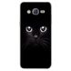 Чохол Print для Samsung Galaxy J7 Neo / J701 силіконовий бампер з малюнком Cat Black