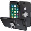 Чехол Crystal для Iphone 7 Plus / Iphone 8 Plus бампер противоударный Transparent Black