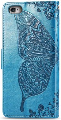 Чохол Butterfly для IPhone 6 / 6s Книжка шкіра PU блакитний