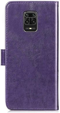 Чехол Clover для Xiaomi Redmi Note 9S книжка кожа PU Фиолетовый