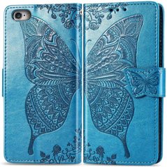 Чохол Butterfly для IPhone 6 / 6s Книжка шкіра PU блакитний
