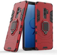 Чехол Iron Ring для Samsung Galaxy S9 / G960 бронированный бампер Броня Red